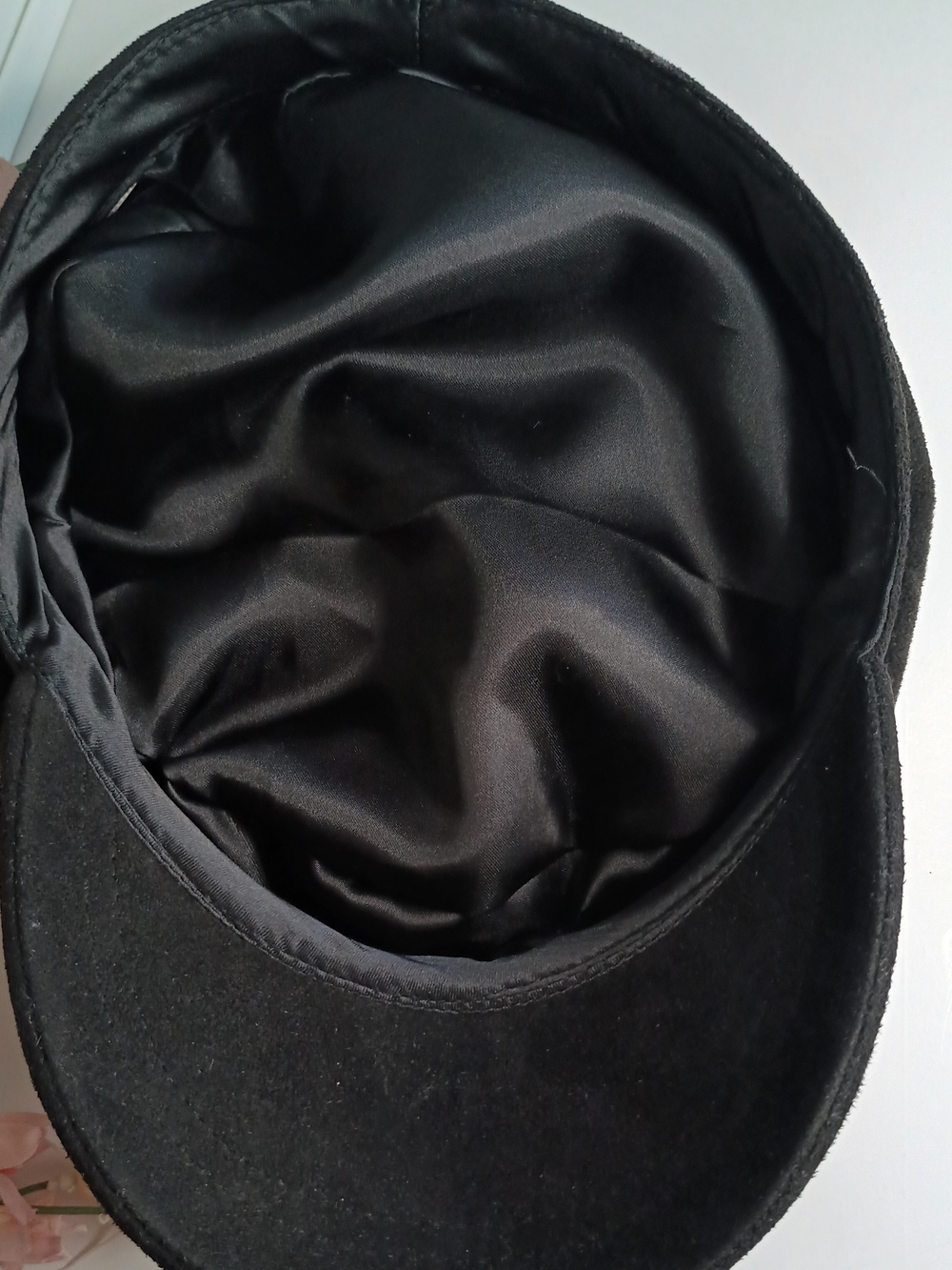 Black Studded Baker Boy Cap - Unbranded - Picture 4 of 4